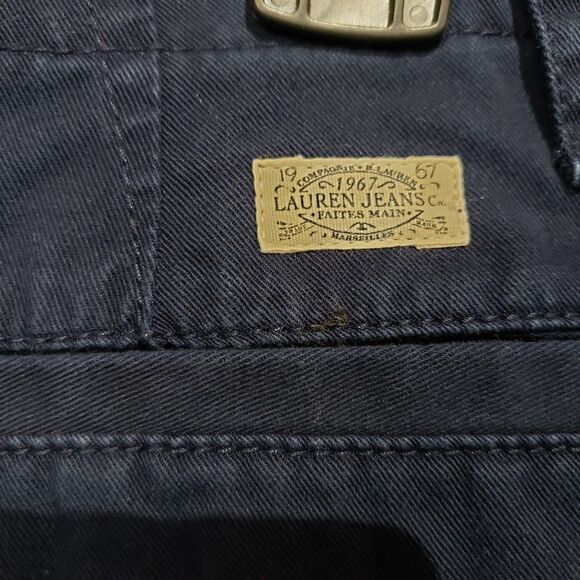Lauren Ralph Lauren Blue Chino Cropped Capri 6 - Picture 7 of 9